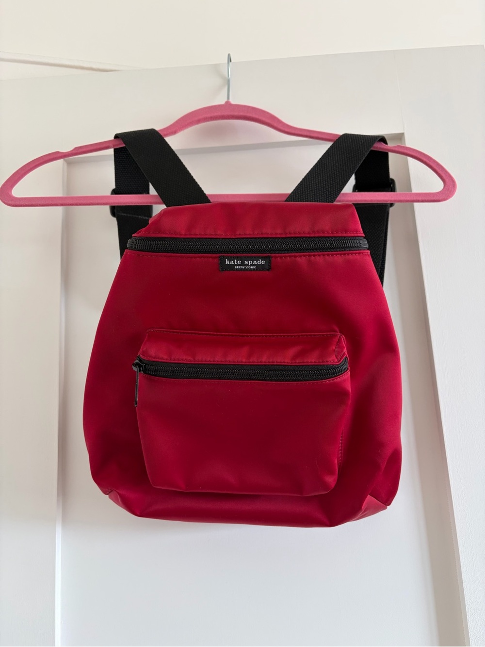kate spade New York Vintage Red Nylon Backpack
